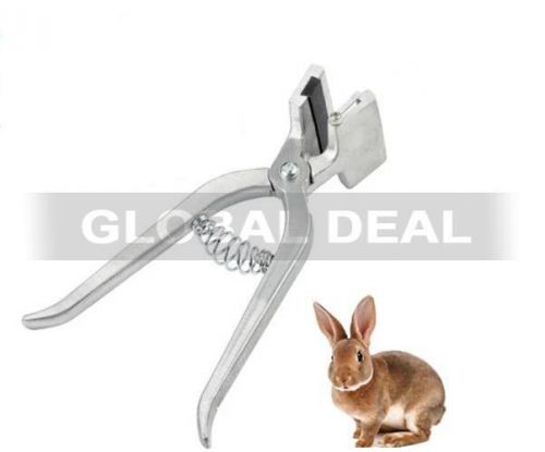 Dog,Rabbit Ears With Metal Thorn Prick Number Pliers Clamp Veterinary Equipment