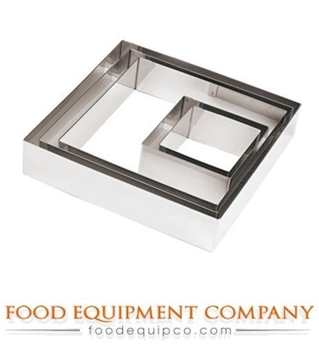 Paderno 47548-03 Pastry Ring square 7-1/8&#034; x 1-7/8&#034;H stainless steel