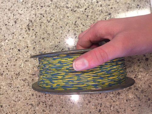 24ga 24awg wire blue &amp; yellow twisted 1000 ft station hookup telephone 2 pair l7 for sale