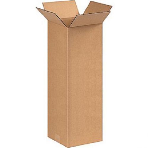 Corrugated Cardboard Tall Shipping Storage Boxes 8&#034; x 8&#034; x 20&#034; (Bundle of 25)
