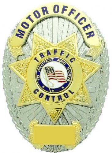 Obsolete Private Motor Officer Traffic Control Shield Badge Funeral Services