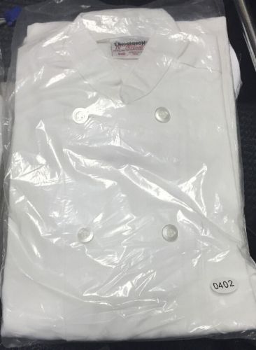 Uncommon Threads 402 Long Sleeve Chef Coat Jacket White NEW Medium
