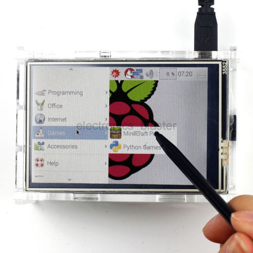 3.5 inch 320*480 Touch screen LCD Display Board + Pen for Raspberry Pi 3 / 2