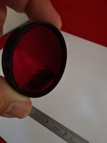 OPTICAL RED GLASS FILTER LASER OPTICS B#AG-18