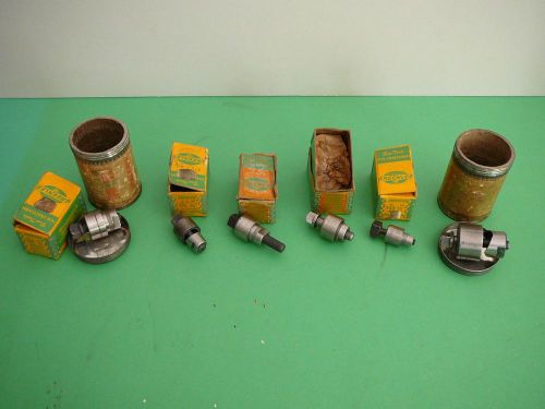 SIX Greenlee 730 Round Radio Chassis Punches- various sizes under 1 inch