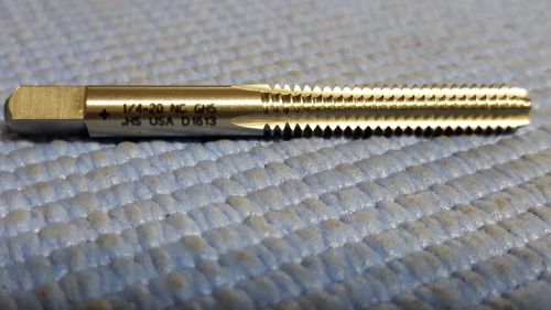 HAND TAP1/4&#034;-20 NC GH5  4 FLUTE BOTTOMING  USA MADE