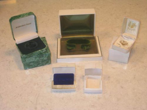 ASST. UNIQUE JEWELRY PRESENTATION CASES for RINGS &amp; EARRINGS