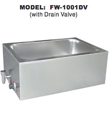 Food Warmer w/ Drain Valve Uniworld FW-1001DV NEW #4594