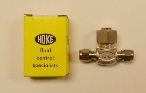 New hoke 1/8&#034; gyrolok 6320 g2b removable filter housing, brass for sale