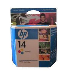 HP 14 (C5010D) Yellow/Tri-Color Ink Cartridge