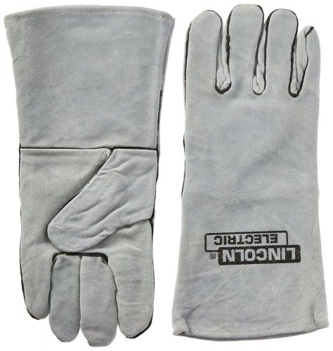 Lincoln Electric KH641 Leather Welding Gloves One Size Grey Lincoln Electric