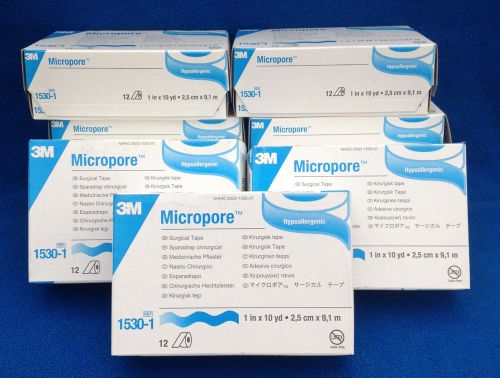 Lot of 9 Boxes 3M Micropore Surgical Tape - Model 1530-1 - NEW