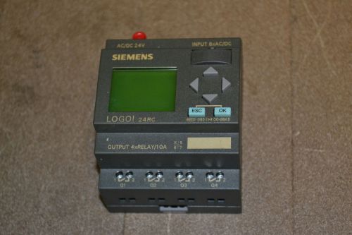 Logo! 24V Module Siemens 6ED1052-1HB00-0BA5, 8 In, 4 Relay Contact Digital Out