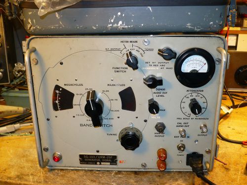 Ham radio: an/urm 25f rf signal generator, 10khz ~ 50mhz, overhauled . for sale