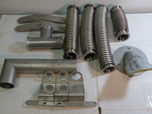 Assorted High Vacuum Tubing and Hardware