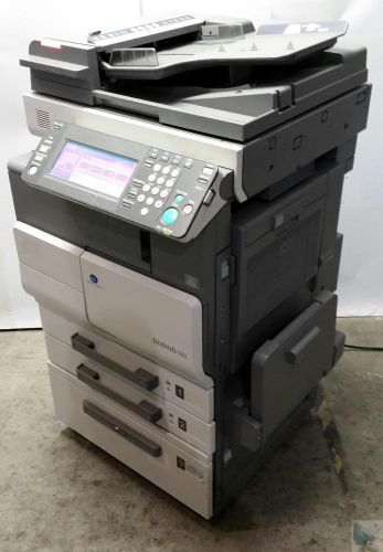 Konica minolta bizhub 500 copier scanner large capacity 249677 total for sale