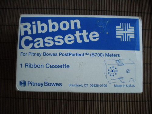 new Pitney Bowes PostPerfect B700 767-S Meters Box 1 Ribbon Cassette NIB Genuine