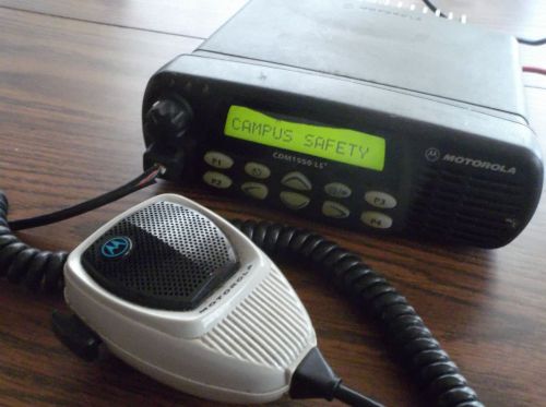 Motorola cdm1550 ls+ uhf 16 channel 25 watt aam25shf9dp5an radio w/ mic for sale