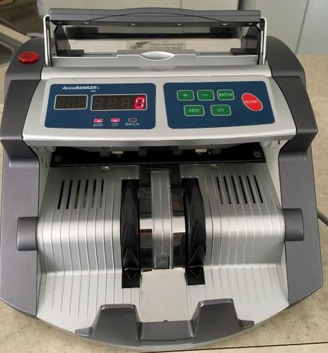 Accubanker AB1100 UV Money Dollar Counting Maching Counterfeit Detection 1200bpm