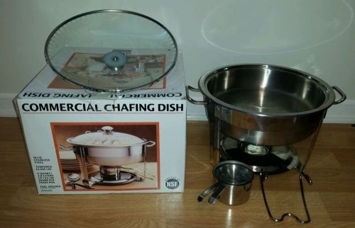 Seville Classics Commercial Chafing Dish 4 qt. 18/10 Stainless Steel 14014