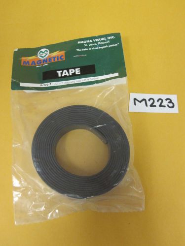 Magna Visual Magnetic Tape w/ Adhesive 1/2&#034; x 7&#034; Made in USA