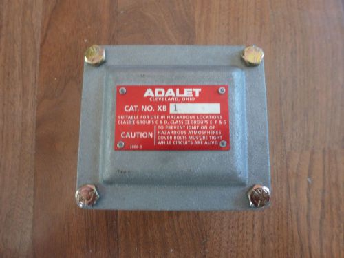 ADALET BOX FOR HAZARDOUS LOCATIONS XB1  *EXCELLENT CONDITION*