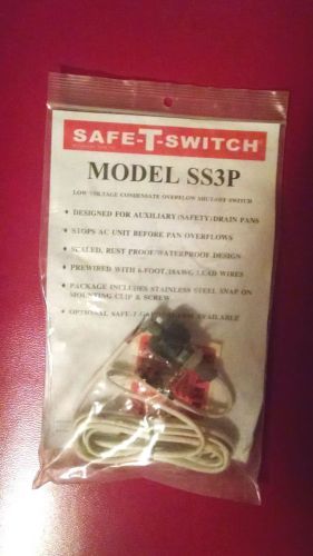 Safe-t-switch model ss3p condensate overflow shut off switch for sale