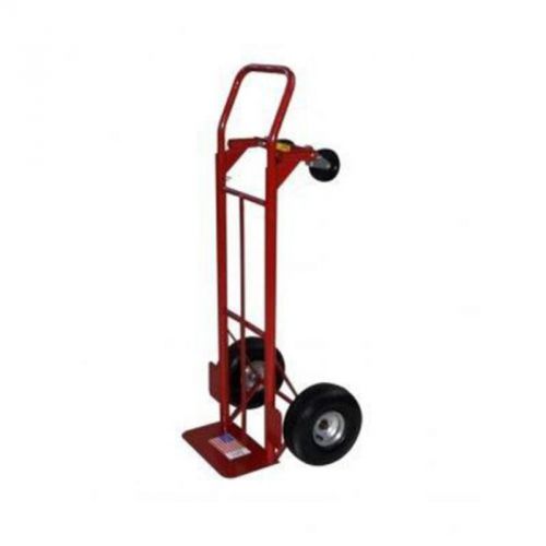 800-Pound Capacity Convertible Hand Truck With 10&#034; Pneumatic Wheels Gleason