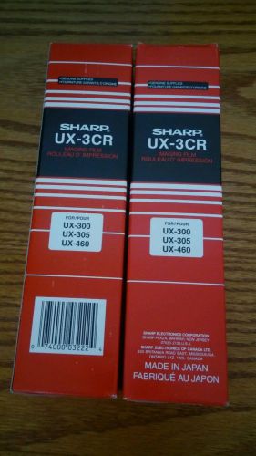 Sharp UX-3CR Fax Machine Imaging Film. 2 boxes, 1 roll per box