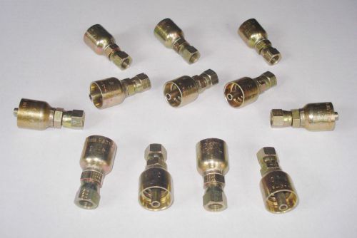 Industrial hydraulic hose end crimp fitting female for sale