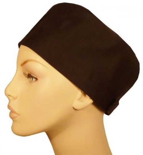 Sparkling earth hook &amp; loop back chef beanie black or white - made in the usa for sale