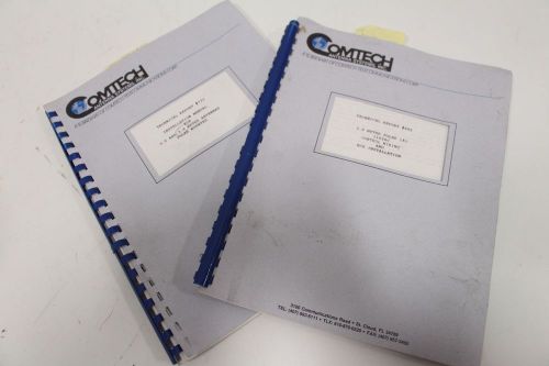 Comtech Antenna Polar Antenna EC-6 Installation Service Manual 3.8 &amp; 3.8 Meter