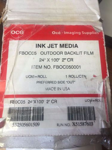 OCE-IMAGING SUPPLIES INK JET MEDIA FB0C05 OUTDOOR BACKLIT FILM