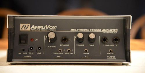 AmpliVox 50 Watt Multimedia Stereo Amplifier - S802