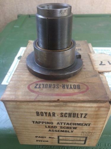 Boyar schultz lead screw for tapping attachment for sale