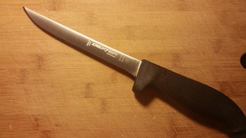 6-Inch Straight, Stiff, Boning Knife #SG 136FB. Dexter Russellw/SofGrip Handle