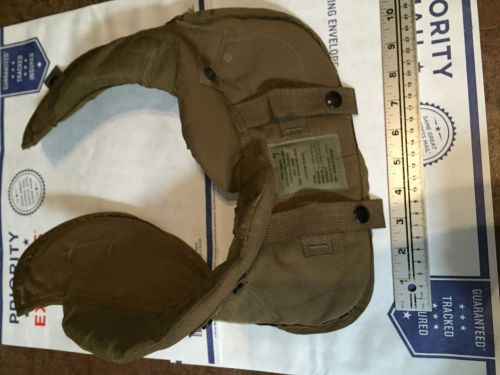 Body armor yoke &amp; collar outershell size large - tan for sale