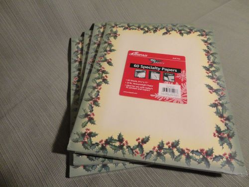Christmas Computer Stationary Paper - Ampad  New and still shrink wrapped 4 pks