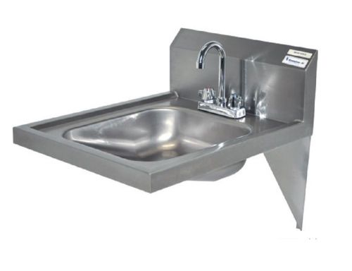 16&#034; x 14&#034; T-304 ADA Hand Sink w/ Faucet, Deck Mount   BBKHS-ADA-D-P-G