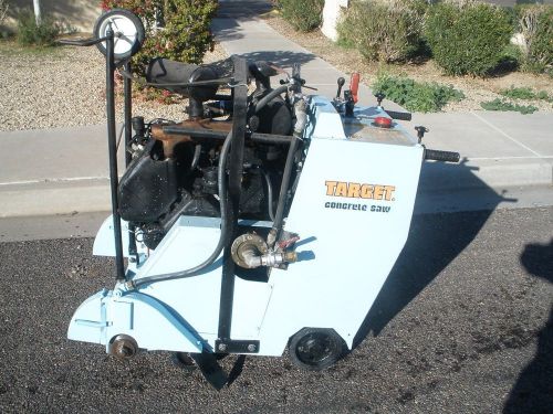 Target pro 35 concrete saw in excellent condition for sale
