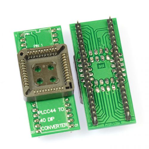 Plcc44 plcc 44 to dip 40 program 51 scm ic socket converte adapter for sale