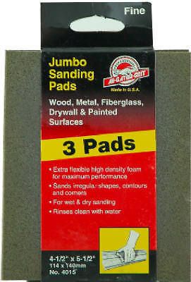 ALI INDUSTRIES 3-Pack 4-1/2x5-1/2-Inch Assorted Premium Sanding Pad