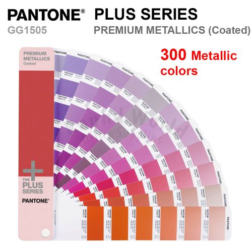 Pantone Plus Series GG1505 PREMIUM METALLICS (Coated) 300 Colors