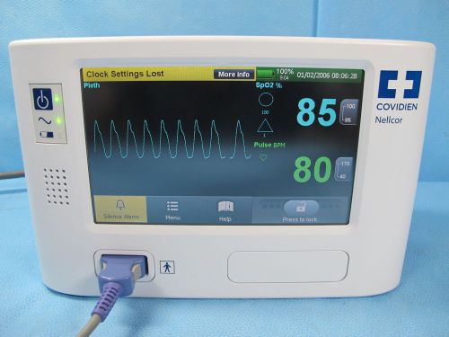 NEW Nellcor Bedside SpO2 Patient Monitoring System PM1000N GR101704