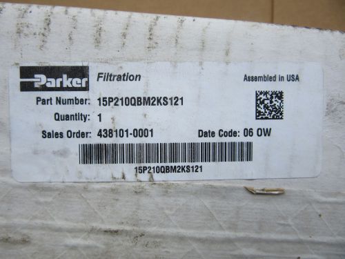 Parker 15P210QBM2KS121 Hydraulic Filter NEW!! in Factoy Sealed Box Free Shipping