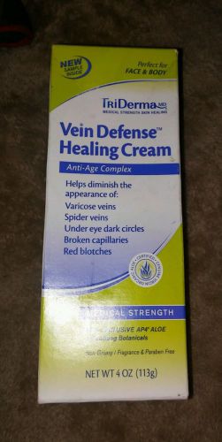 TriDerma MD Vein Defense Healing Cream 4 oz Medical Strength