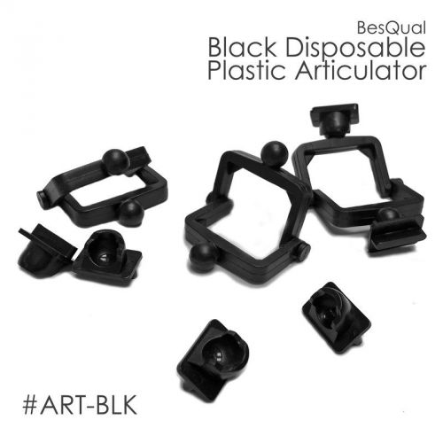 Dental Lab Disposable  Plastic Articulator 500 Sets, Black-US seller