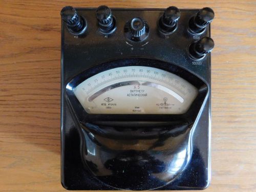 Rare Soviet Astatic wattmeter ASTD Made in 1950, Power meter
