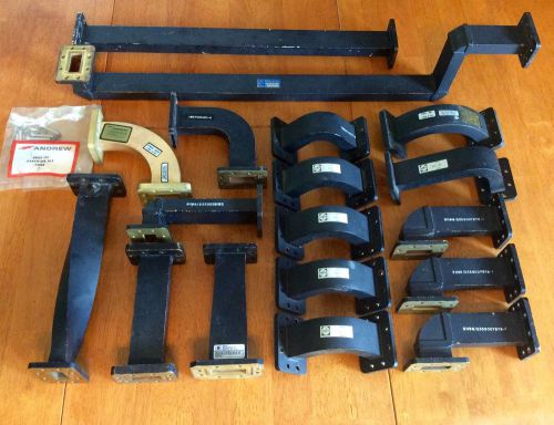 HUGE LOT of Various Waveguide Parts. Tee&#039;s, Elbows, Twists, Bandpass Filters,etc