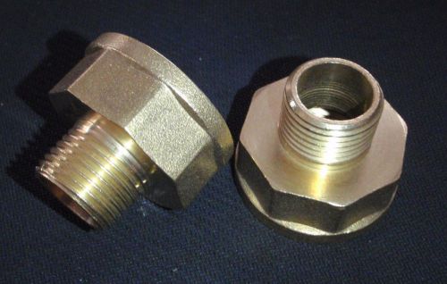Brass bronze reducer adapter 1&#034; female x 1/2&#034; male npt pipe#br for sale